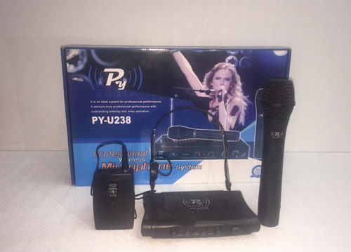 Microfono Inalambrico Uhf Py Audio Py-u228 Tienda Física