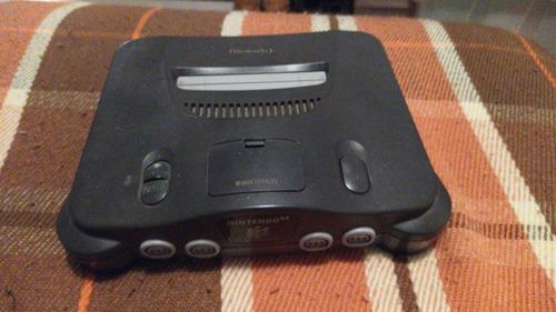 Nintendo 64 Gris En Perfecto Estado Con Un Juego