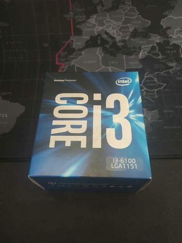 Procesador Intel Core I3, 6100, 3.7ghz, 3mb Cache, Lga1151