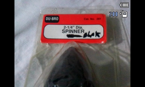 Spinner 2 1/4 Dubro Black