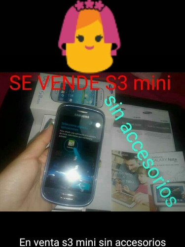 Telefono Celular Samsung S3mini Liberado, Poco Uso. 30verds