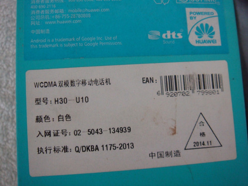 Telefono Huawei Honor 3c