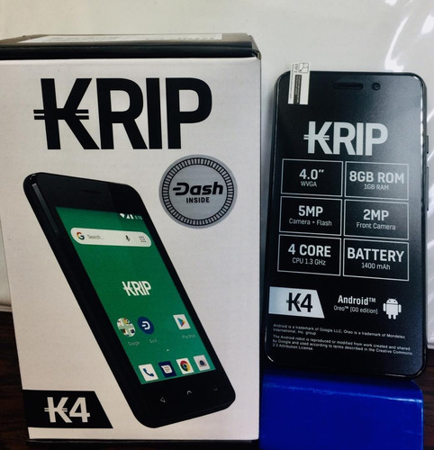 Teléfono Celular Krip 4 Nuevo Caja 60 Vrd