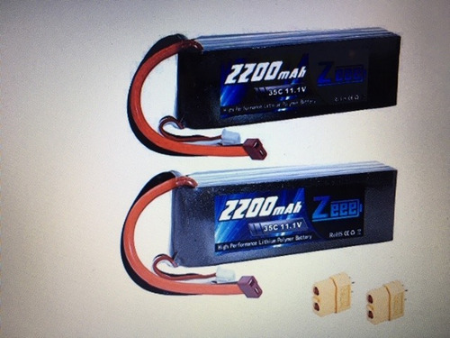 Zeee - Batería Recargable De Lipo De  Mah, 3s, 11,1 V,