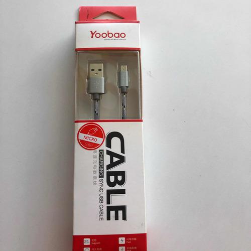 Cable Micro Usb Yoobao, Excelente Calidad Tienda