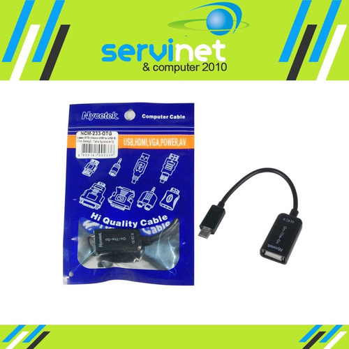 Cable Otg Micro Usb A Usb P/galaxy Note2/3, S3,s4