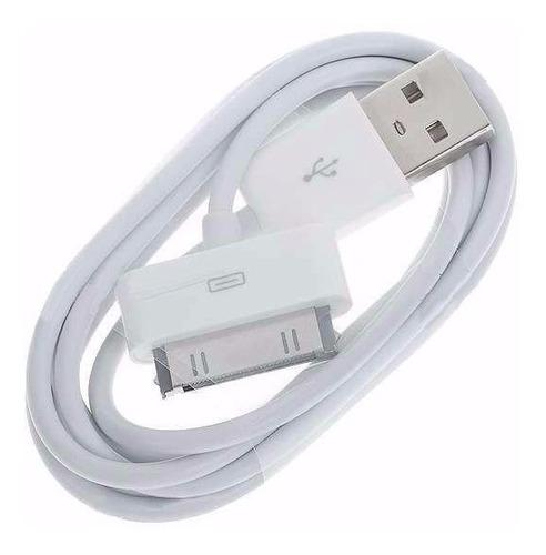 Cable iPhone 4/4s iPad iPod Carga Y Datos 1 Mt Pack 2 Cables