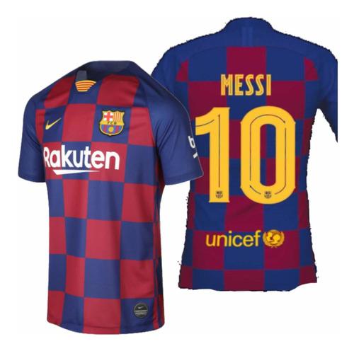 Camiseta 100% Original 19/20 Fc Barcelona Lionel Messi Match