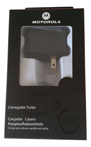 Cargador Motorola Turbo Power Tipo C Moto G6 / G6 Plus