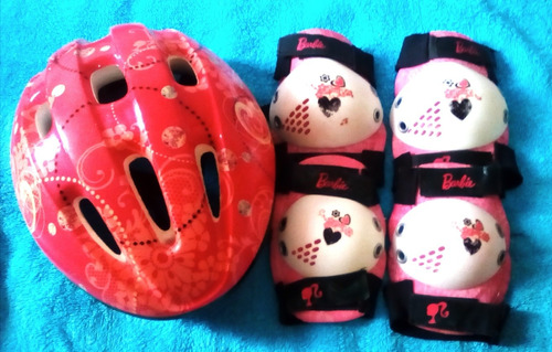 Casco, Rodilleras Y Coderas Barbie