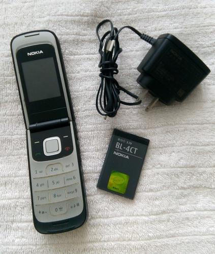Celular Nokia 2720 Con Cargador Y Batería 2g