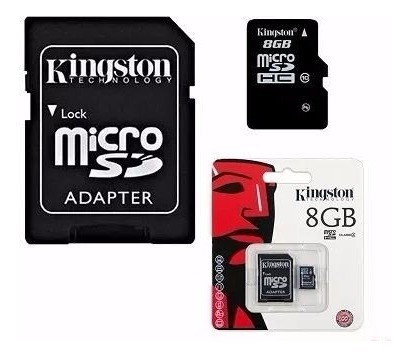 Memoria Micro Sd 8gb Kingston Con Adaptador