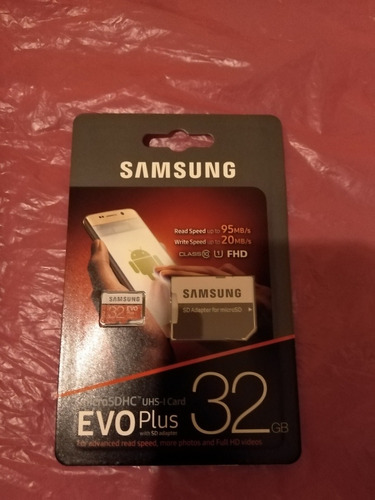 Memorias Micro Sd Samsung Evo Plus De 32gb Class 10