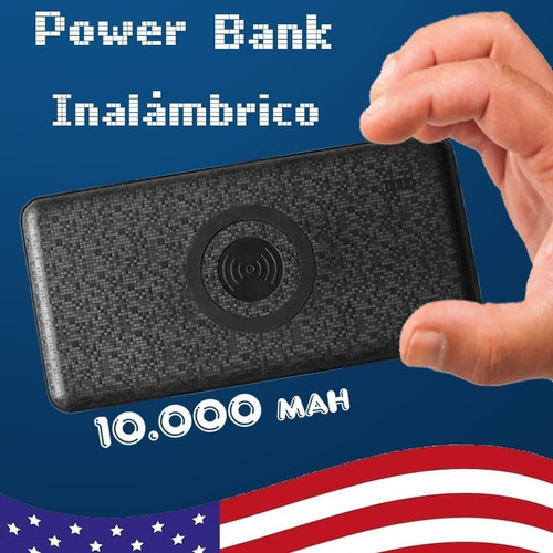 Power Bank Banco De Energia  Mah Inalambrico 2 En 1