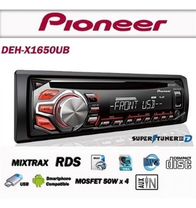 Radio Pioneer Cd Mp3 Mixtrax Usb C/ Control Deh-x1650ub