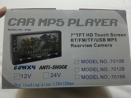 Reproductor Usb Mp5 Player Para Vehiculo Con Cámara Trasera