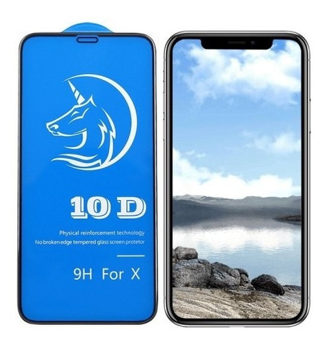 Vidrio Templado iPhone pro 11 Pro Max Full Cover 10d