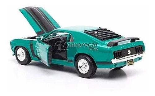 Ford Mustang Boss 302 Amarillo 1 24 Modelo Vehiculo