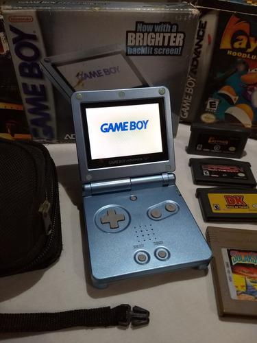 Gameboy Advance Sp Nintendo Con Juegos