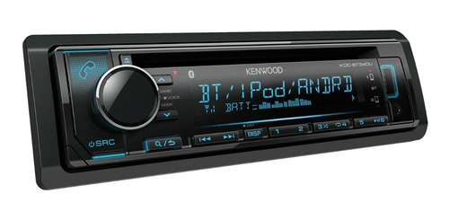 Radio Kenwood Kmm-bt340u Bluetooth Usb Cd 30d C/detalle
