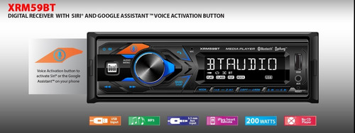 Reproductor Multimedia Digital Con Bluetooth/usb /aux/radio