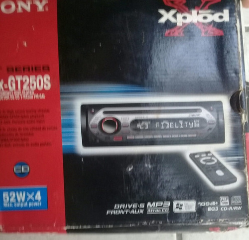 Reproductor Sony Xplod Original De Cd Mp3 (gt250s)