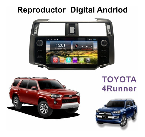 Reproductor Toyota 4runner  Gps, Wifi, 4g Simcard Tv