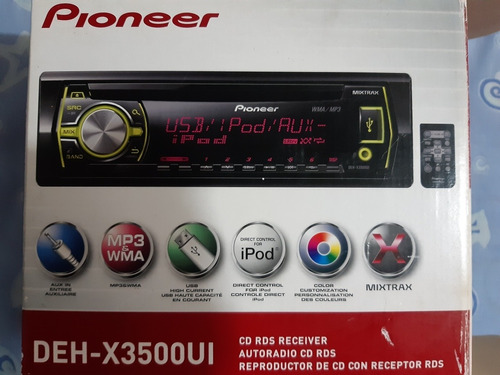 ,reproductor Pioneer Deh-xui Usb, Mintrax,iPod,auxiliar