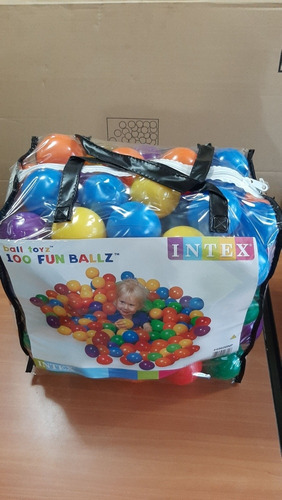 Bolsa Pelotas Intex 100 Unidades  