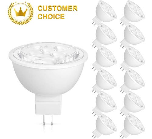 Bombillo Dicroico Led 5w Spotlight Gu5.3 Luz Blanca Pack10