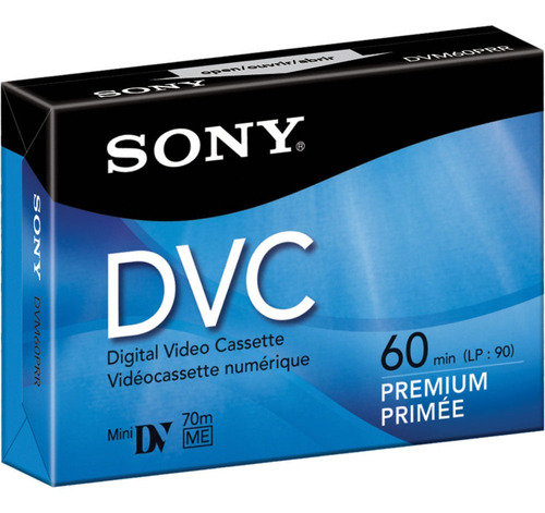 Cinta Mini Dvc / Dv 60 Minutos Sony Cassette 2 Unidades