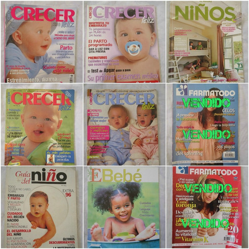 Coleccion 7 Revistas Bebe Niño Embarazo Lea Descripcion