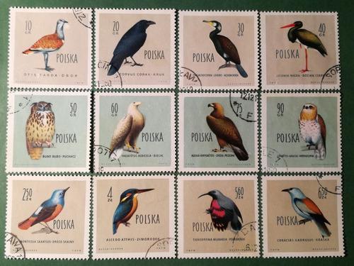 Estampillas Polonia, Serie: Aves Protegidas De Polonia, 1960