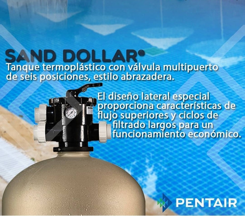 Filtro De Arena Para Piscina Marca Pentair Modelo Sand Dolla