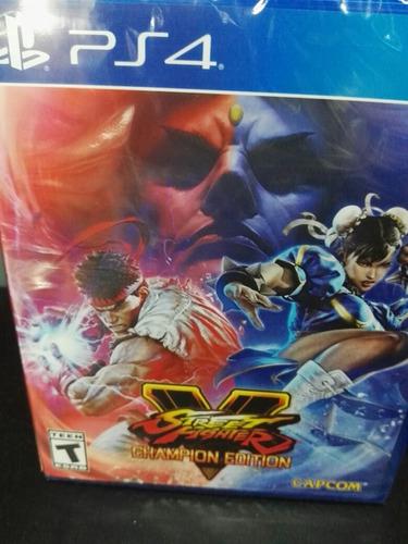 Juego Ps4 Street Fighter Champion Edition