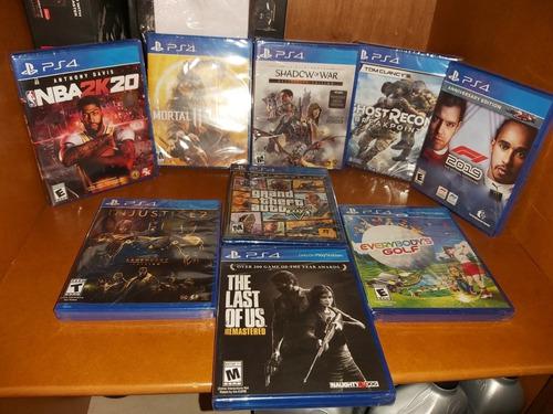 Juegos Ps4 Playstation 4 (nba 2k20 Fifa 20 Gran Turismo Etc)