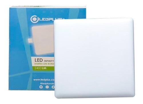 Lampara Cuadrada Panel Led Infinity 18w Sin Borde 6500k