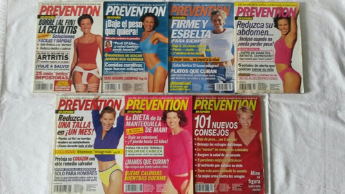 Lote De 07 Revistas Prevention En Español