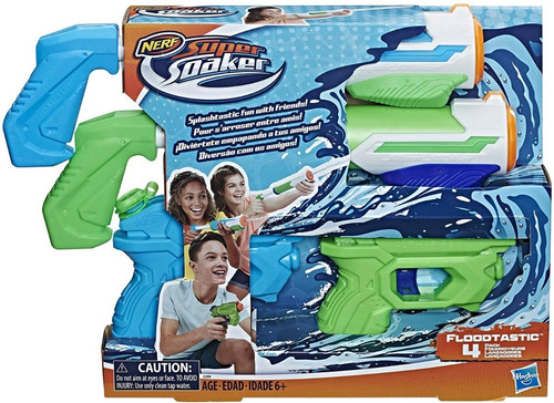 Nerf Supersoaker Super Soaker Floodtastic 4 Pack Hasbro Om1