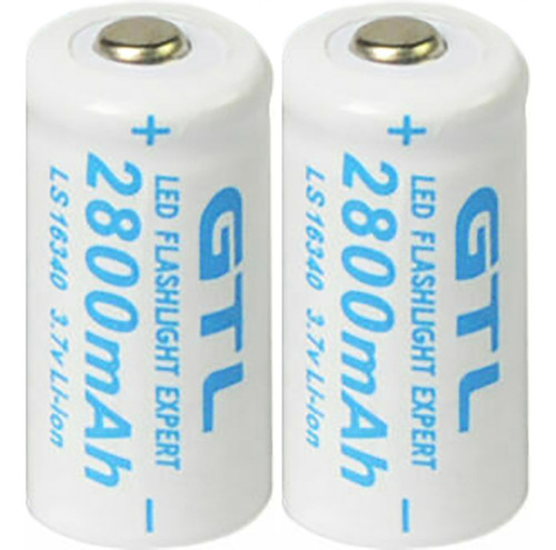 Pila Batería 123 Cr123 Ls Li-ion  Mah Recargable