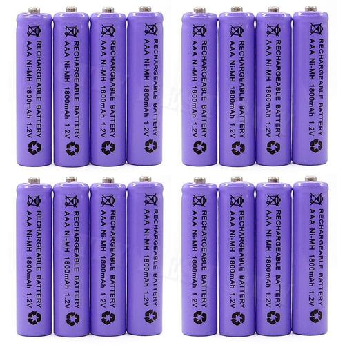 Pila Recargable Aaa 1800mah Ni-mh 1.2v Teléfono