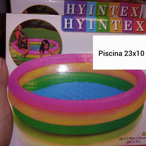 Piscina Inflable Infantil 3 Anillos 23x10