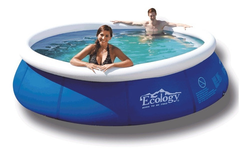 Piscina Inflable Mediana 3mts Tanque De Agua Ecology