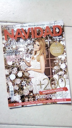 Revista Rebeca Moreno Navidad Glamour Perocontenta