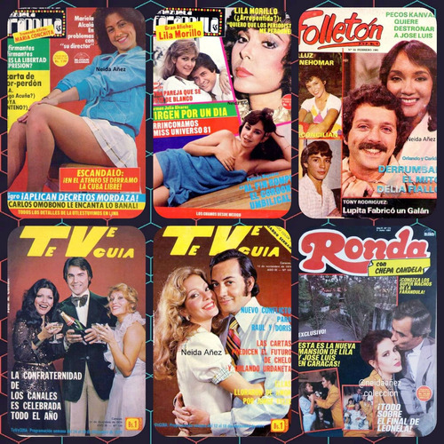 Revistas De Farandula 80s Folleton, Tv Guia