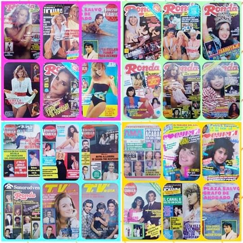 Revistas De Farandula (grandes) 80s Coqueta, Vzla Grafica