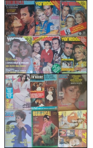 Revistas Farandula 80s Variedades, Tv Guia, Dominical 