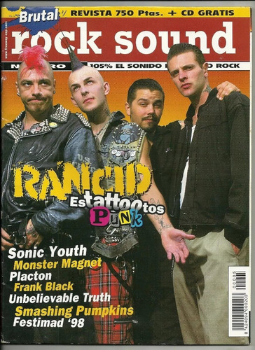 Revistas Rock Sound Con Cd Entrega Personal