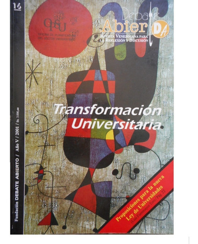 Transformacion Universitaria. Debate Abierto. Revista