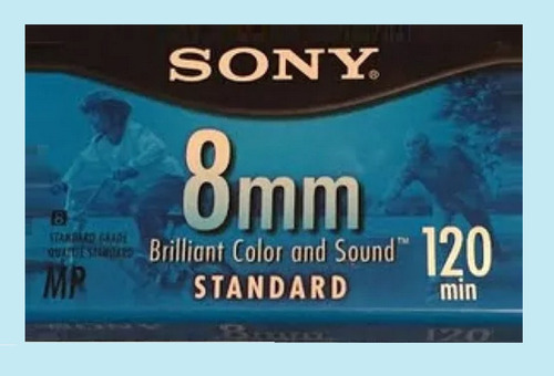 Video Cassette Sony 120 Min Standard Grande 8mm Pmpl